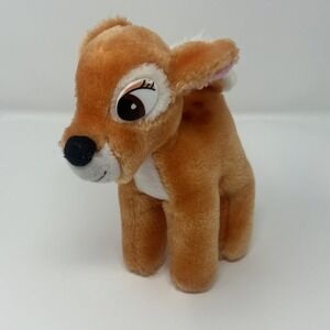 Vintage Bambi Walt Disney Productions Plush Baby Deer Fawn Animal 7"